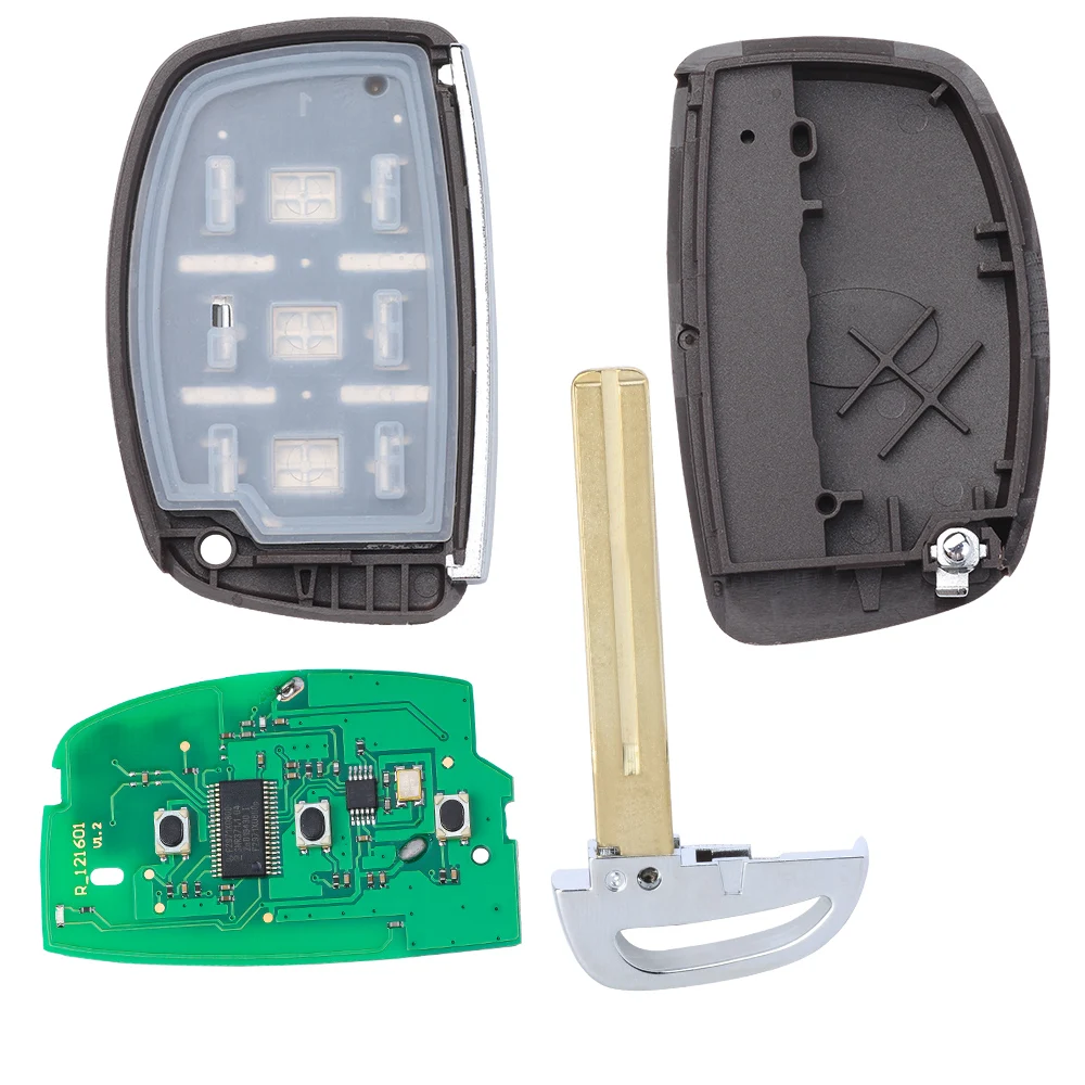 

Keyecu Smart Remote Car Key 3 Buttons 433MHz FSK ID47 Chip for Hyundai Ioniq 2016 2017 2018 P/N: 95440-G2100,95440G2100