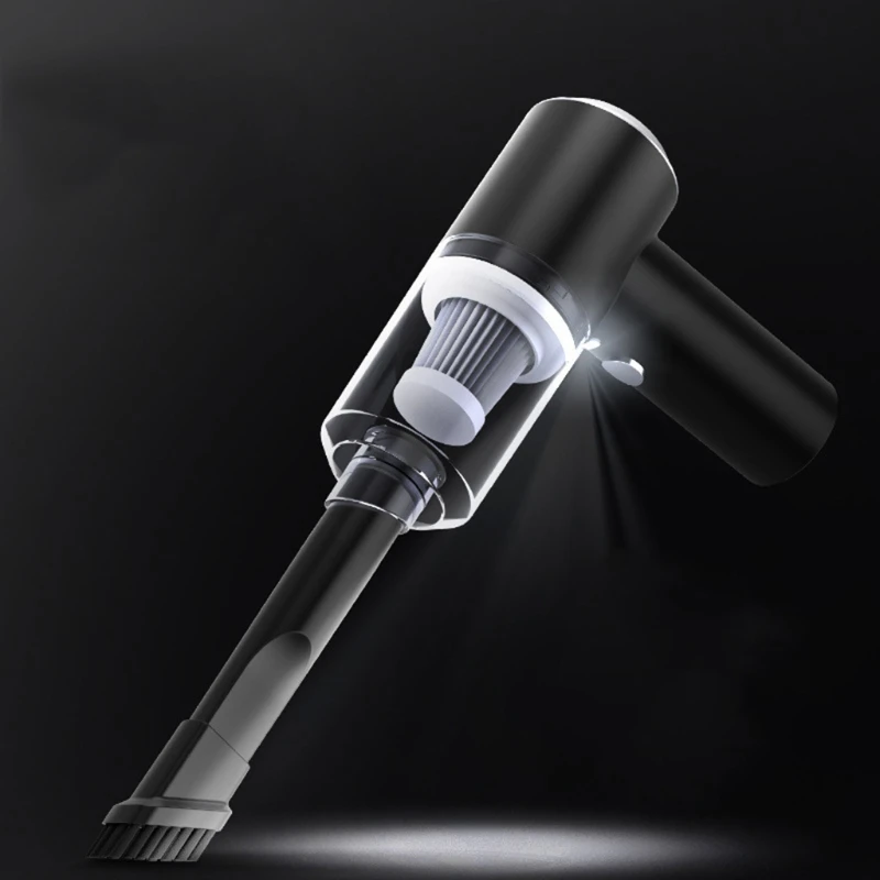 Беспроводной ручной мини-пылесос с клавиатурой светодиодный светодиодной