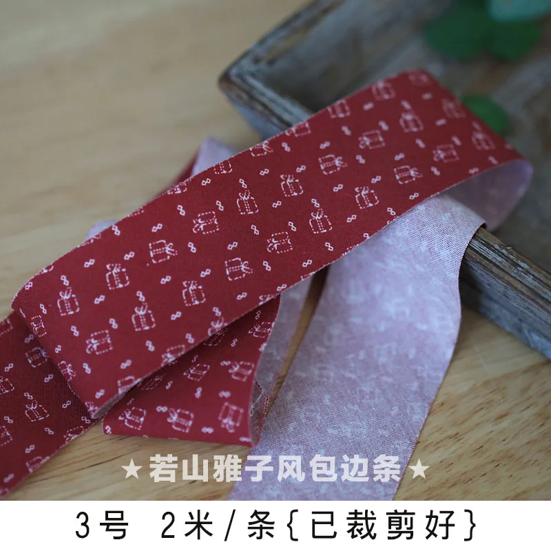 

Dailylike Cotton Ribbons Cotton Strips Fabric Ribbon Patchwork Textile for Wrapping Fabric Edges Sewing Fabric DIY Gift Wrapping