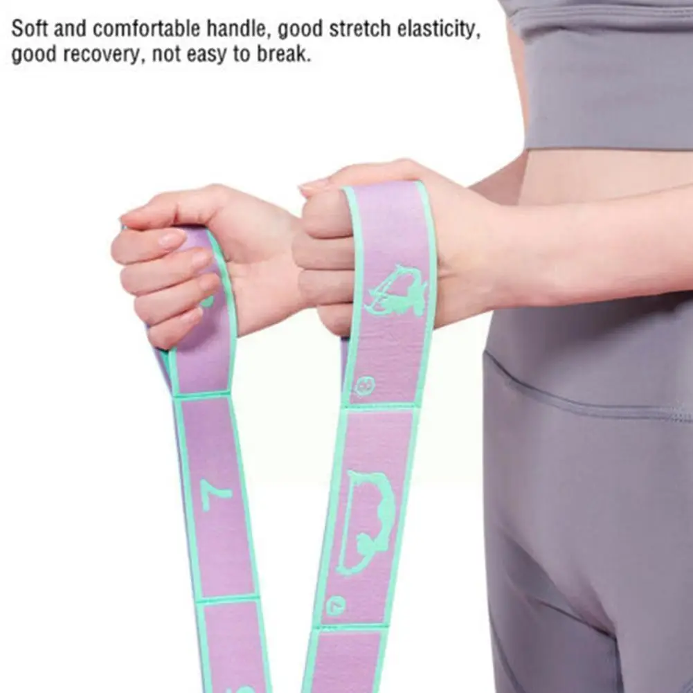 

Multi-segment Yoga Fitness Auxiliary Stretch Band Beginner Resistance Band Elastic Muscles Effectively Yoga Stretch Dance F2d0