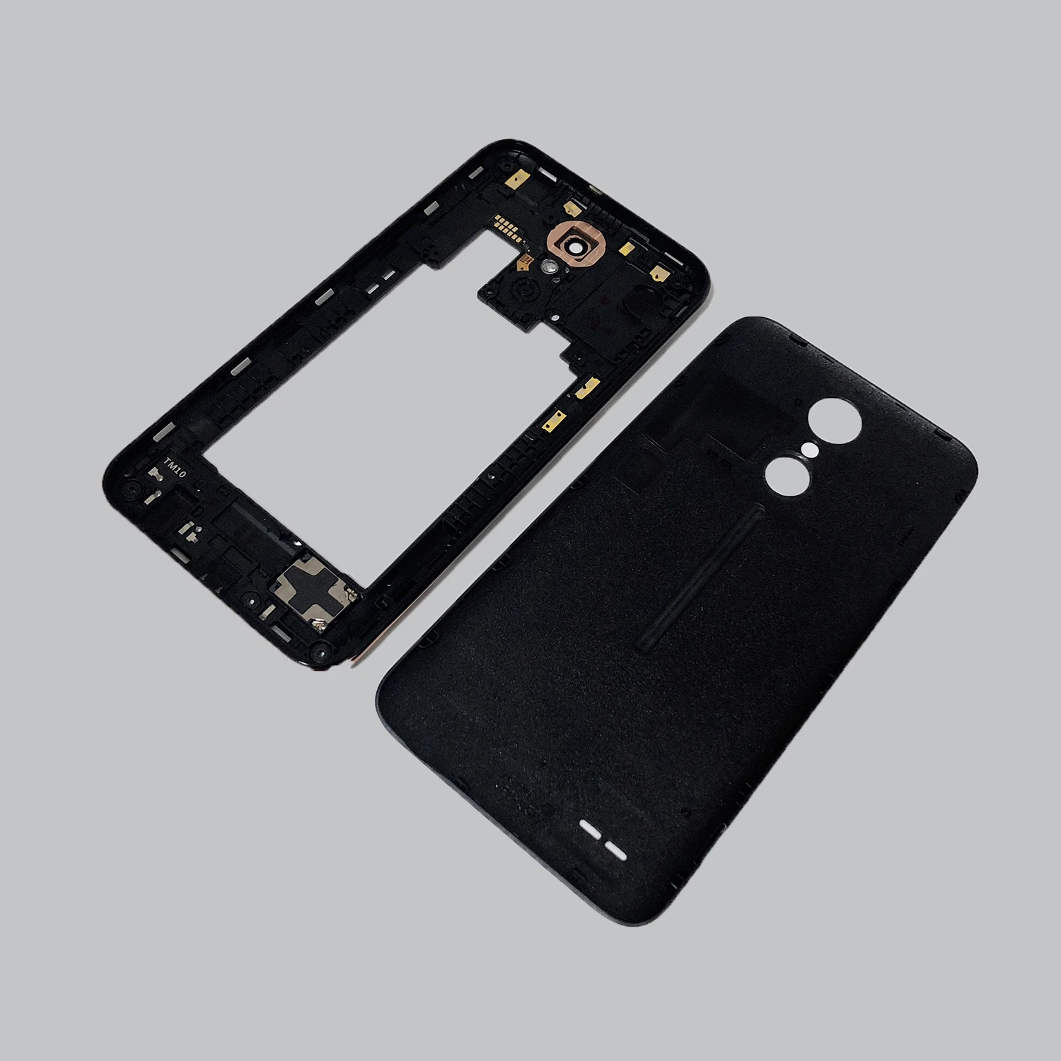 Корпус для LG K10 2017 M250 M250N M250E M250DS крышка средней рамы 1 Sim / 2 + задняя аккумулятора |