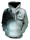 Новинка 2021 Толстовка для мужчин и женщин свитшот с 3D принтом свитшот с изображением свитшот с головой волка детская модная повседневная куртка в стиле хип-хоп для мужчин