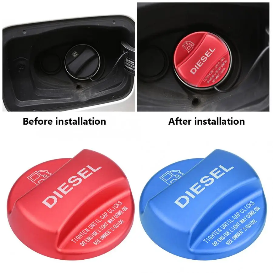 Алюминий брелок для автомобильных ключей дизельного топливного бака Кепки