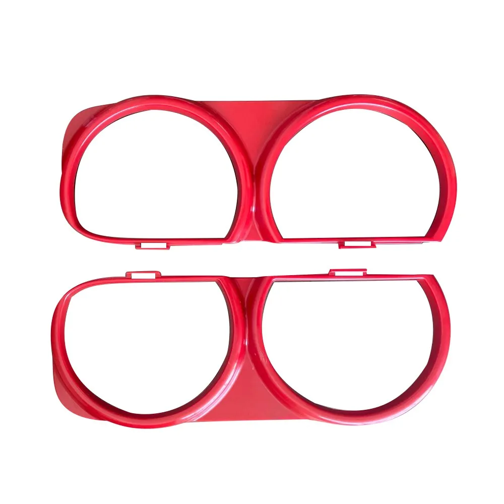 

2Pcs Car Front Headlight Lamp Bezel Trim Right Left Fit For Dodge Challenger AM-3266536830 Car Headlight Bezel Set