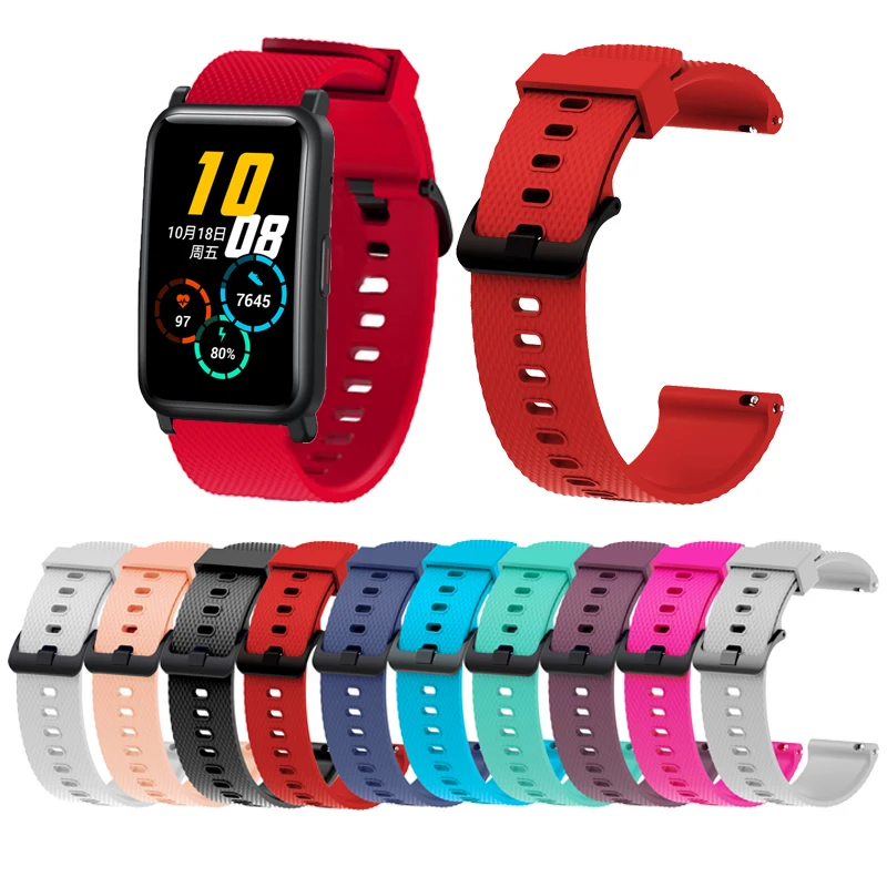 Silicone Strap For Honor Watch ES Band replacement wristband correa for Huawei Honor ES watch accessories sports bracelet strap