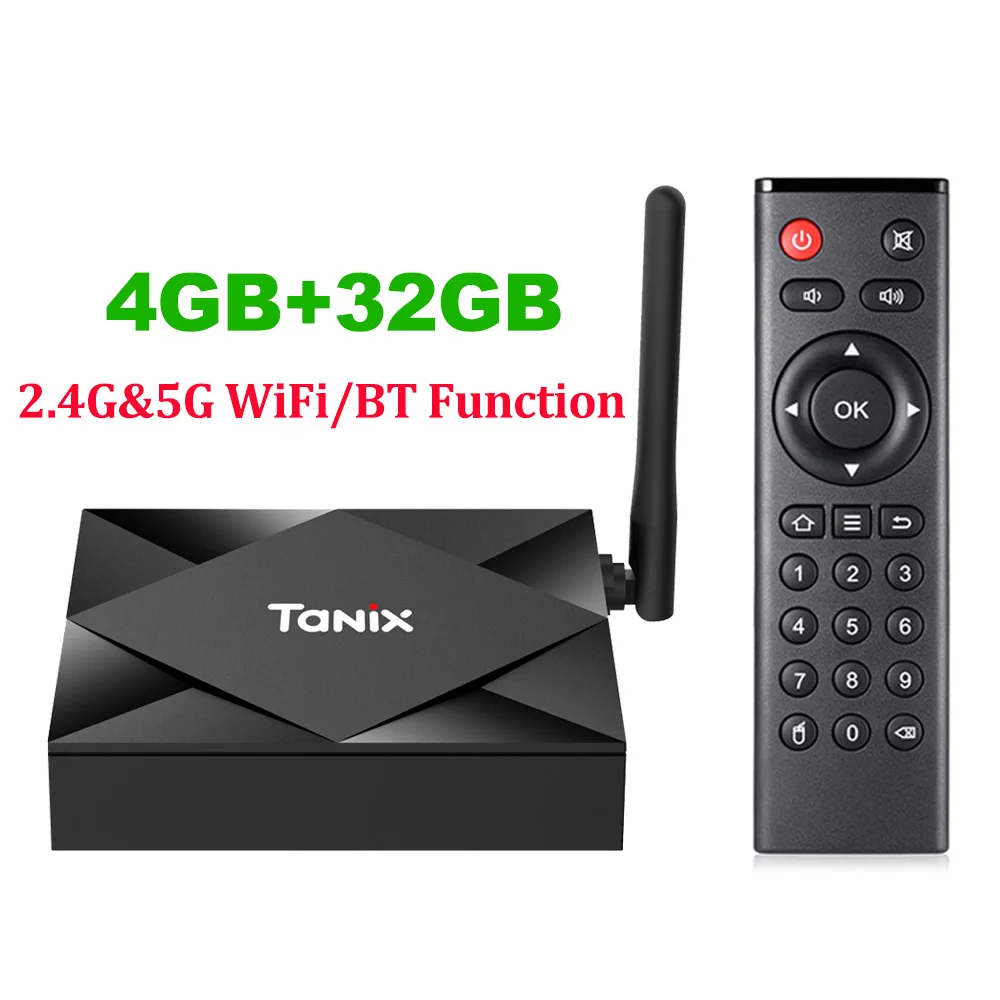 4GB 32GB Tanix TX6S Android 10,0 Смарт ТВ приставка 4 Гб ОЗУ 32 Гб 64 Гб четырехъядерный ТВ приставка Allwinner H616 H.265 4K медиаплеер 2 ГБ 8 ГБ pk Tanix TX6 - Цвет: 4GB 32GB