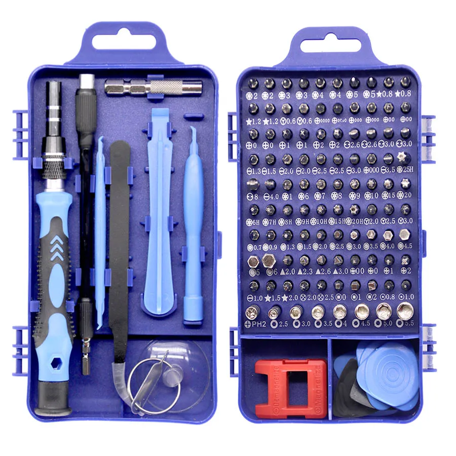 

Набор прецизионных отверток 115 в 1, магнитные биты Torx с шестигранной отверткой, изолированный Мультитул, ручные инструменты для ремонта «сде...