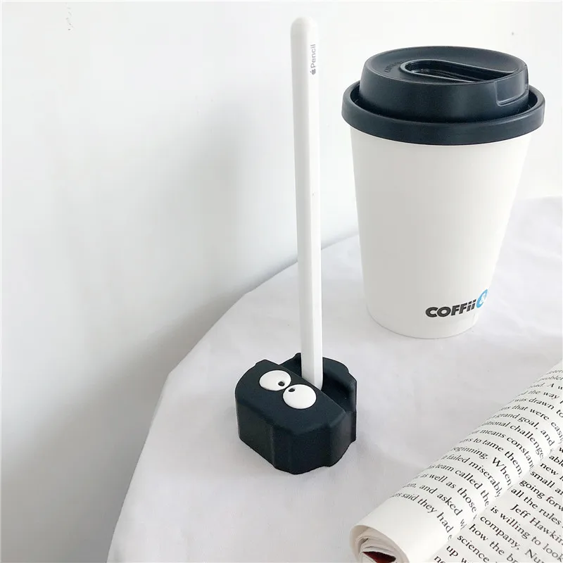 Милый держатель ручки для сенсорного экрана Apple Pencil 1/2 iPad Tablet силиконовая