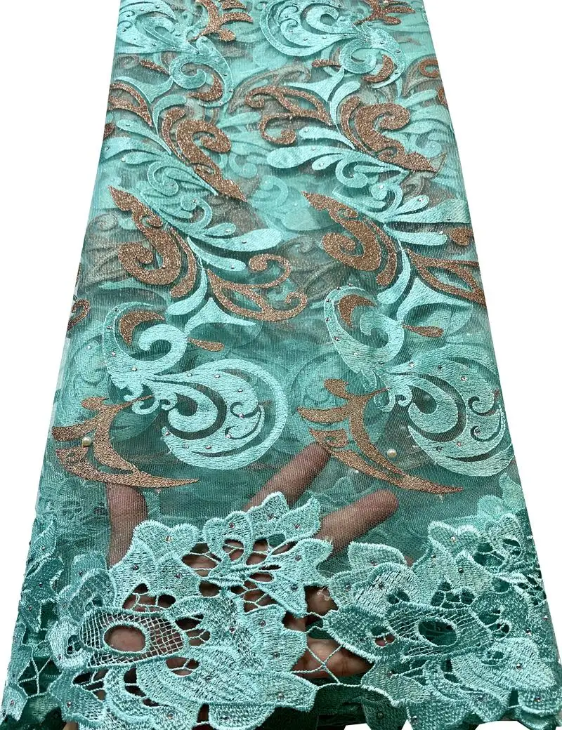 Ярко-синий цвет 2022 флейта Высококачественная элегантная нигерийская Свадебная