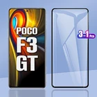 Для Xiaomi Poco F3 GT  Redmi K40 Gaming Edition полное покрытие закаленное стекло Защита для экрана Взрывозащищенная защитная пленка