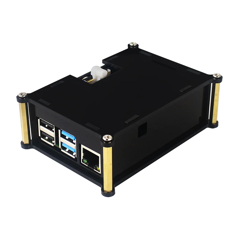 Акриловый чехол для Raspberry Pi 4 Модель B PiFi DAC + V2.0 звуковая карта корпус DIFI удлинитель