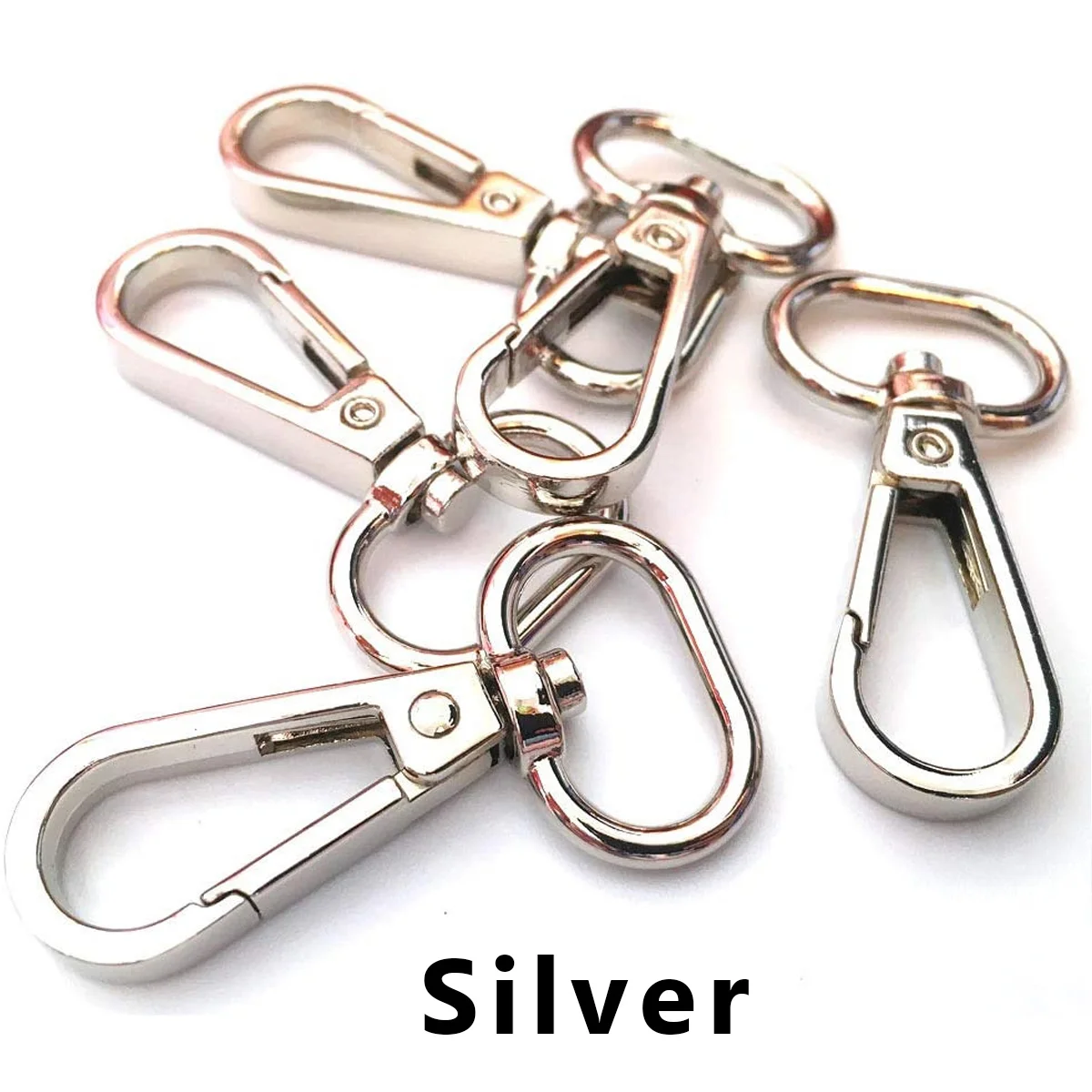 10 шт. овальное кольцо застежка карабин поворотный крючок для ремня нажимные