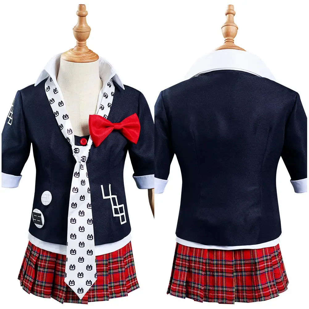 

Kids Children Danganronpa Enoshima Junko Cosplay Costume Uniform Skirt Outfits Halloween Carnival Suit