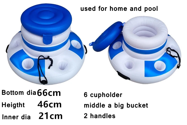 Открытый кухня Кемпинг бар Надувное ведро льда портативный еда напиток барбекю