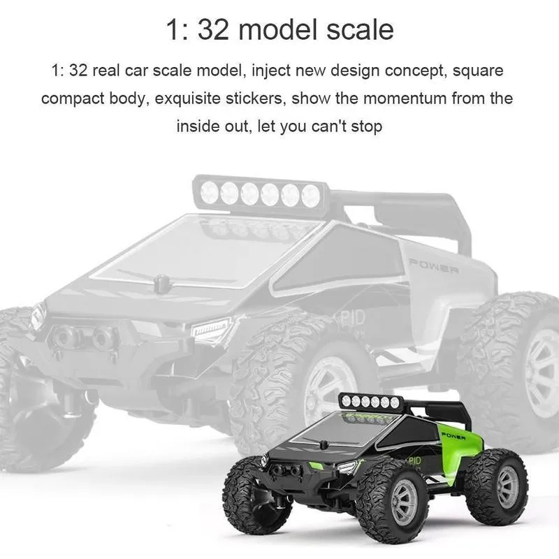 Радиоуправляемый автомобиль 1:32 2 4g 4wd высокоскоростной гоночный багги