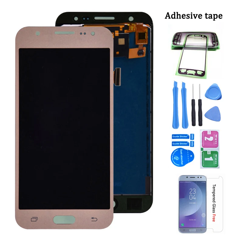

For Samsung GALAXY J5 J500 J500F J500FN J500M J500H 2015 LCD Display With Touch Screen Digitizer Assembly Adjust Brightness