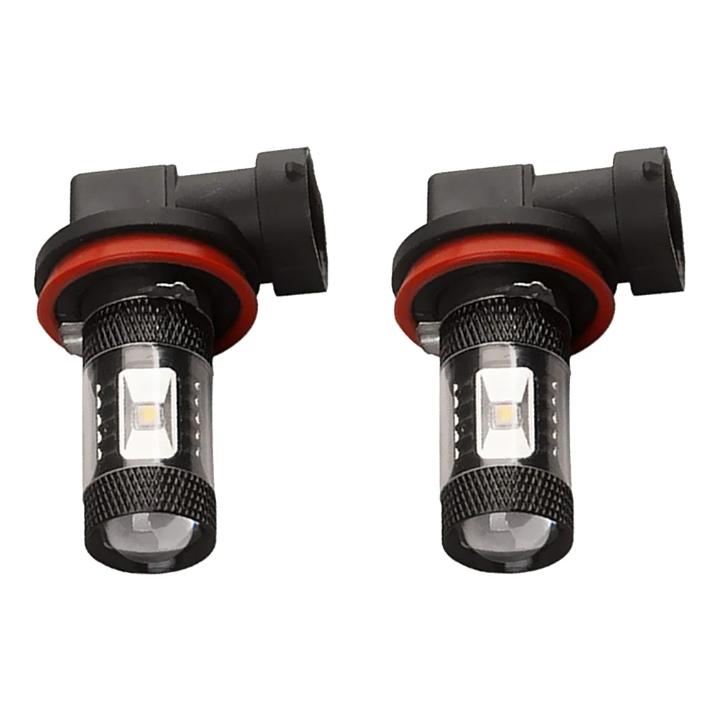 

2x Replacement H11 2828 6LED 30W Car Fog Driving DRL Light Bulbs Cool White