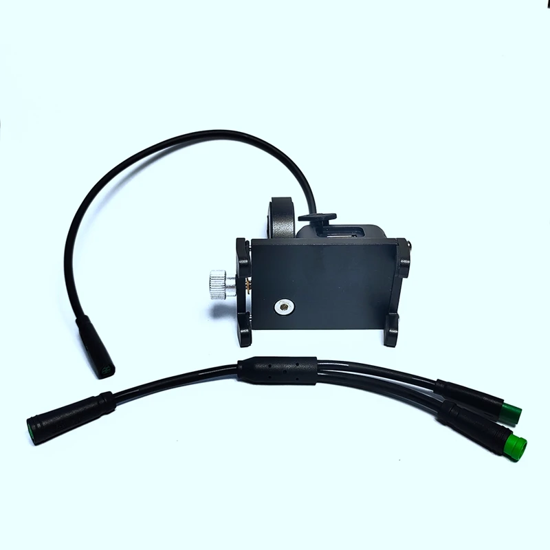 

12-52V 1T2 Cable 8Pin Extension Cable Phone Holder Mount Bracket Phone E-Bike Holder for Bafang BBS01 BBS02 BBSHD