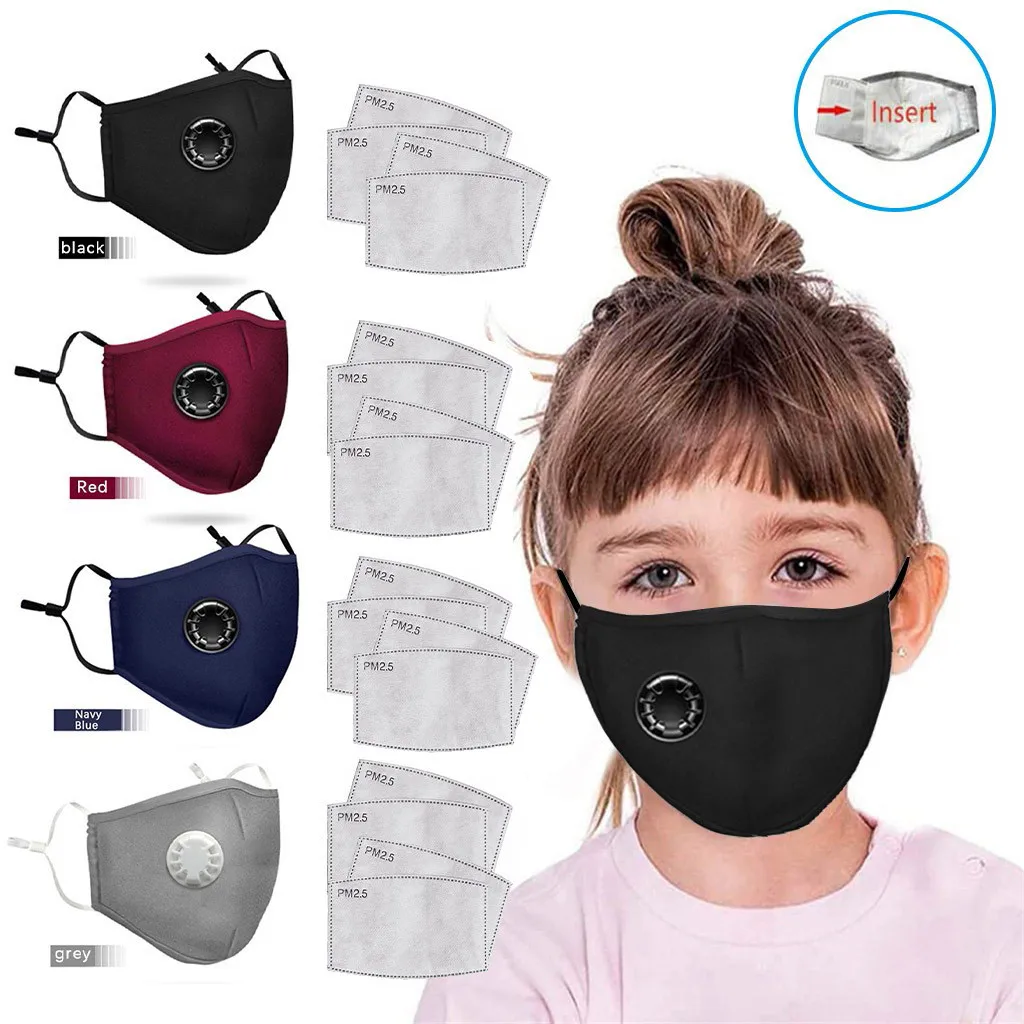 

Children's Reusable Dustproof Mask Anti-dust Masks PM2.5 Windproof Foggy Haze Pollution Washable Face Masks mascarilla