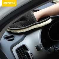 car washing wool gloves car cleaning tools wipe car waxing car borne detergent clean cloth cashmere gloves