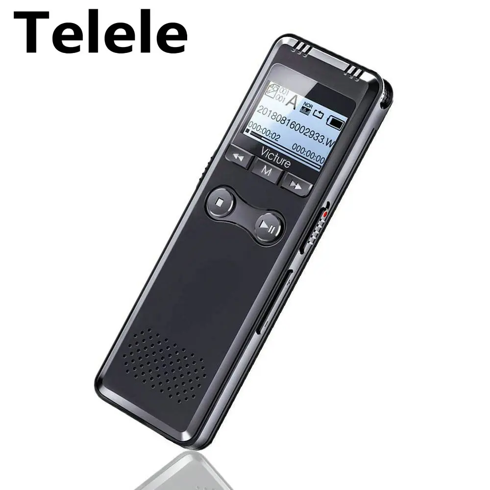 Профессиональный диктофон Telele 32 ГБ 64 Мини цифровой с голосовой активацией ручка