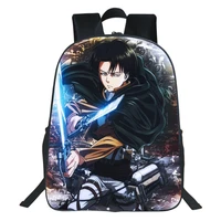 anime attack on titan backpack students cute school bag boys girls backpack teens fashion simplicity bookbags children knapsack