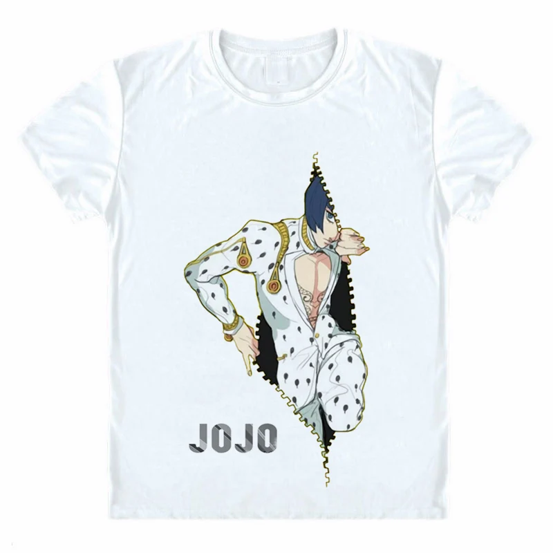 22 JoJo Необычные Приключения футболка дизайн Манга аниме футболка классная Новинка забавная футболка стиль для мужчин и женщин с принтом модная футболка - Цвет: 22
