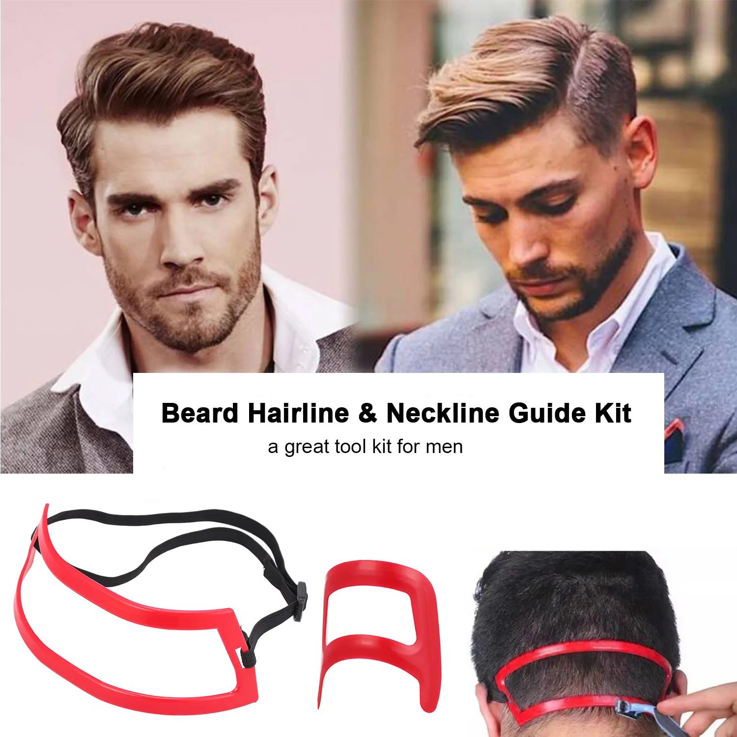Направляющая для бороды линия волос декольте направляющий набор прямой шеи