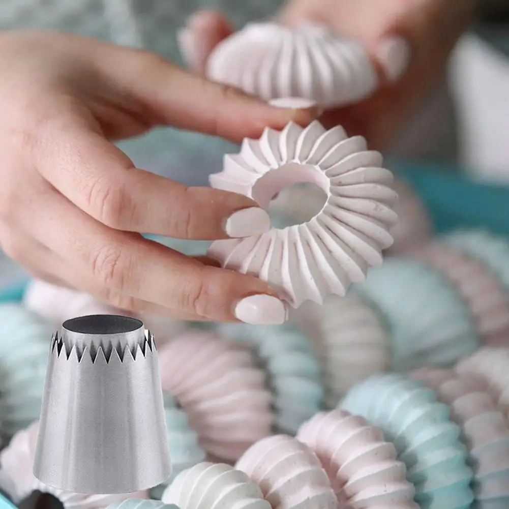 

1pc Cake Decorating Mouth Piping Tips Silicone Pastry Diy Cake Tools Fondant Pastry Piping Decorating Nozzles Bags E7y3