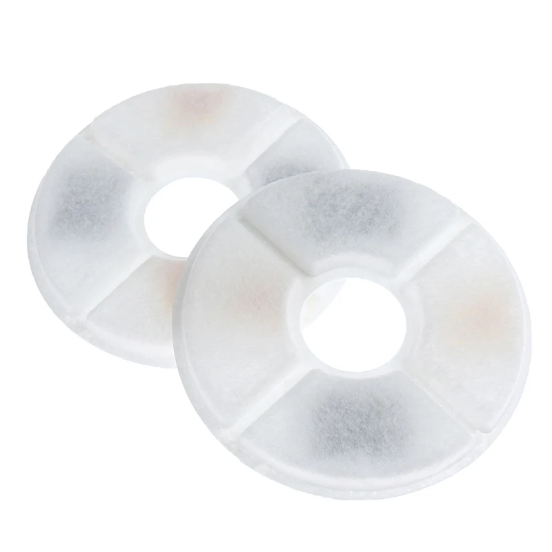 

Replaced Activated Carbon Filter For Cat Water Drinking Fountain Replacement Filters Flower For Pet Dog Round Fountain Dispenser