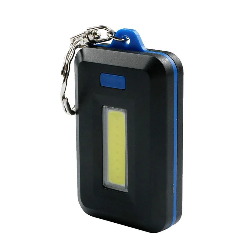 Мини Портативный COB Светодиодная Вспышка светильник брелок аварийного кемпинга