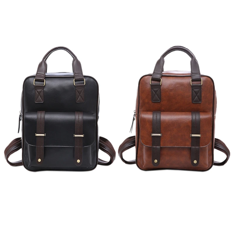 

British Retro Backpack College Style Student Backpack Anti-Theft Waterproof Travel Backpack