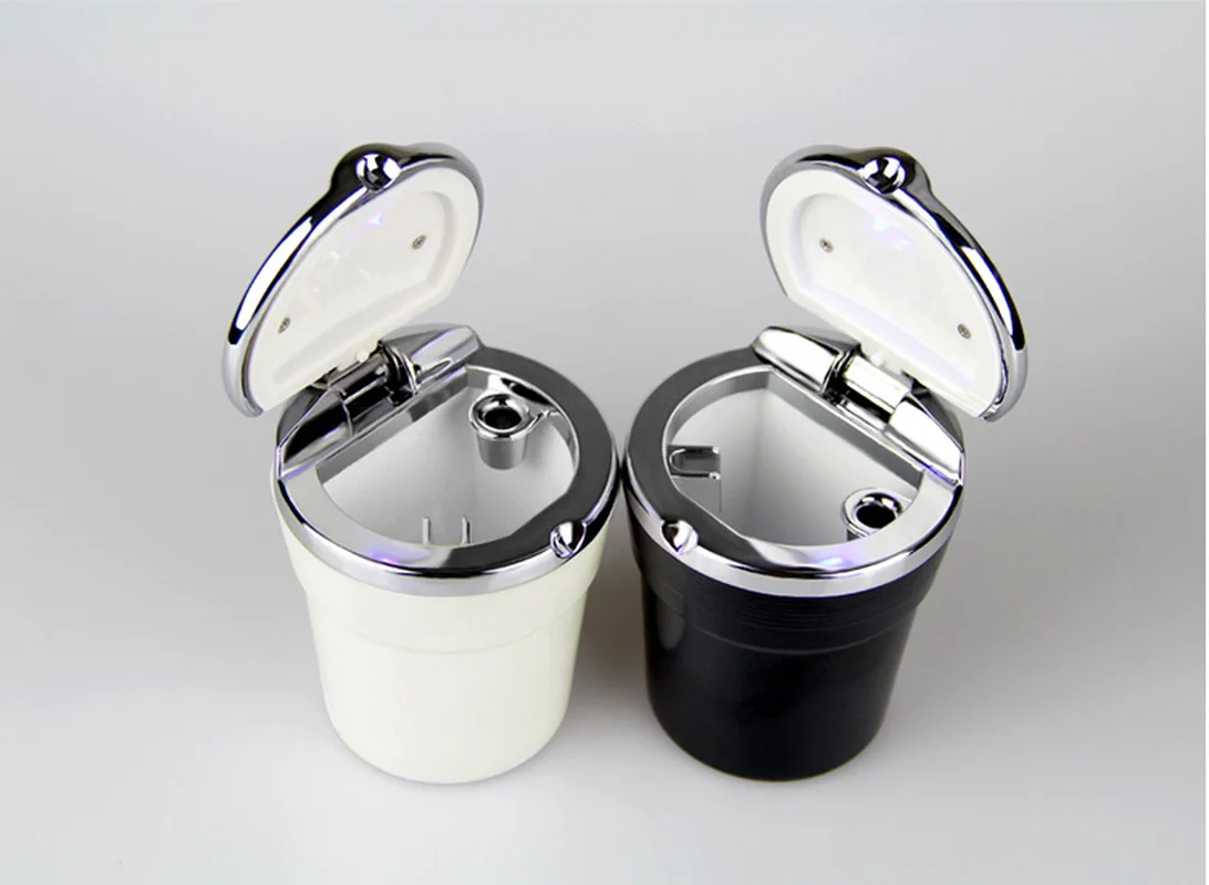 Роскошная автомобильная пепельница светодиодный светильник кой для удаления