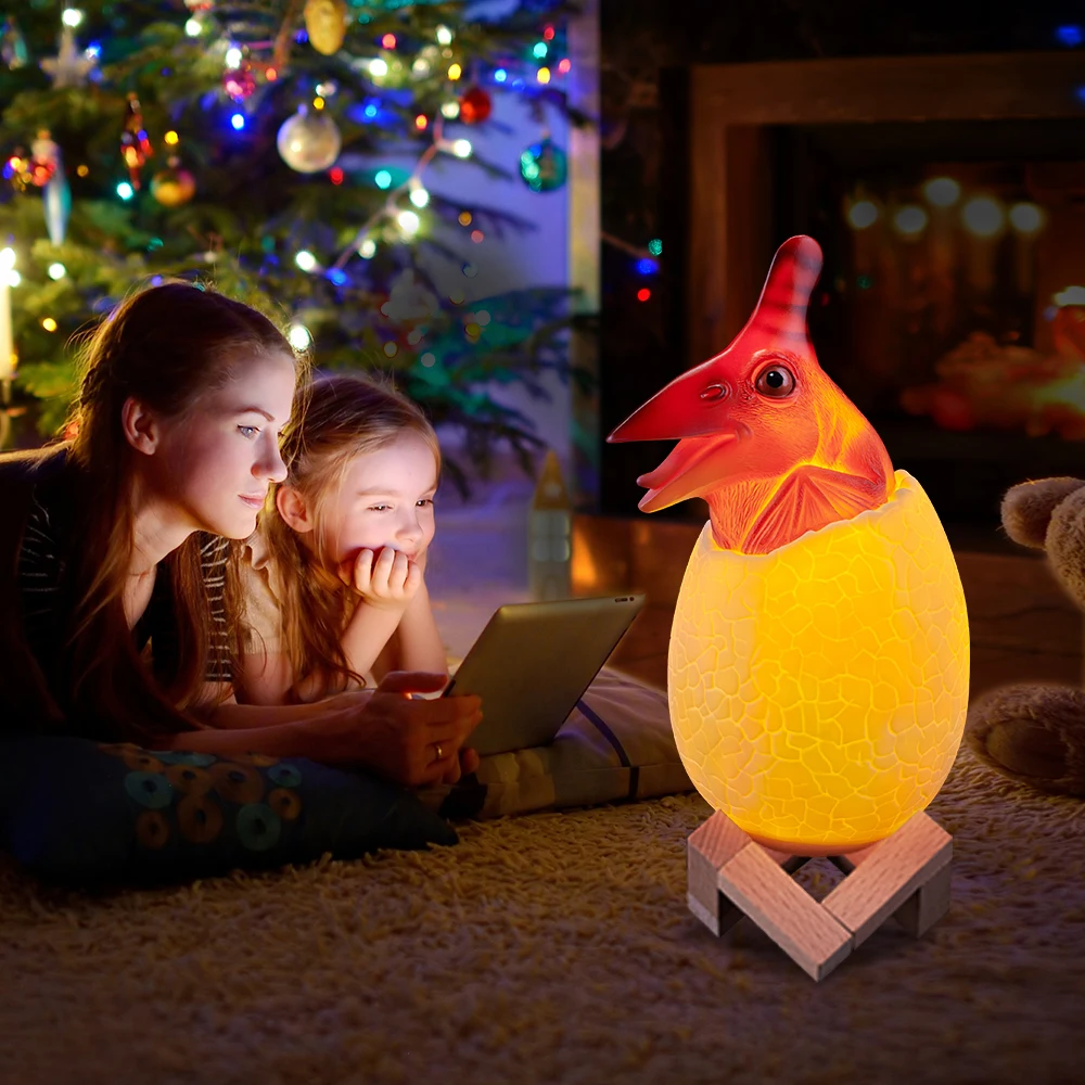 16 Цвет Птерозавр светильник ПЭТ ночной Светильник яйцо динозавра дистанционного