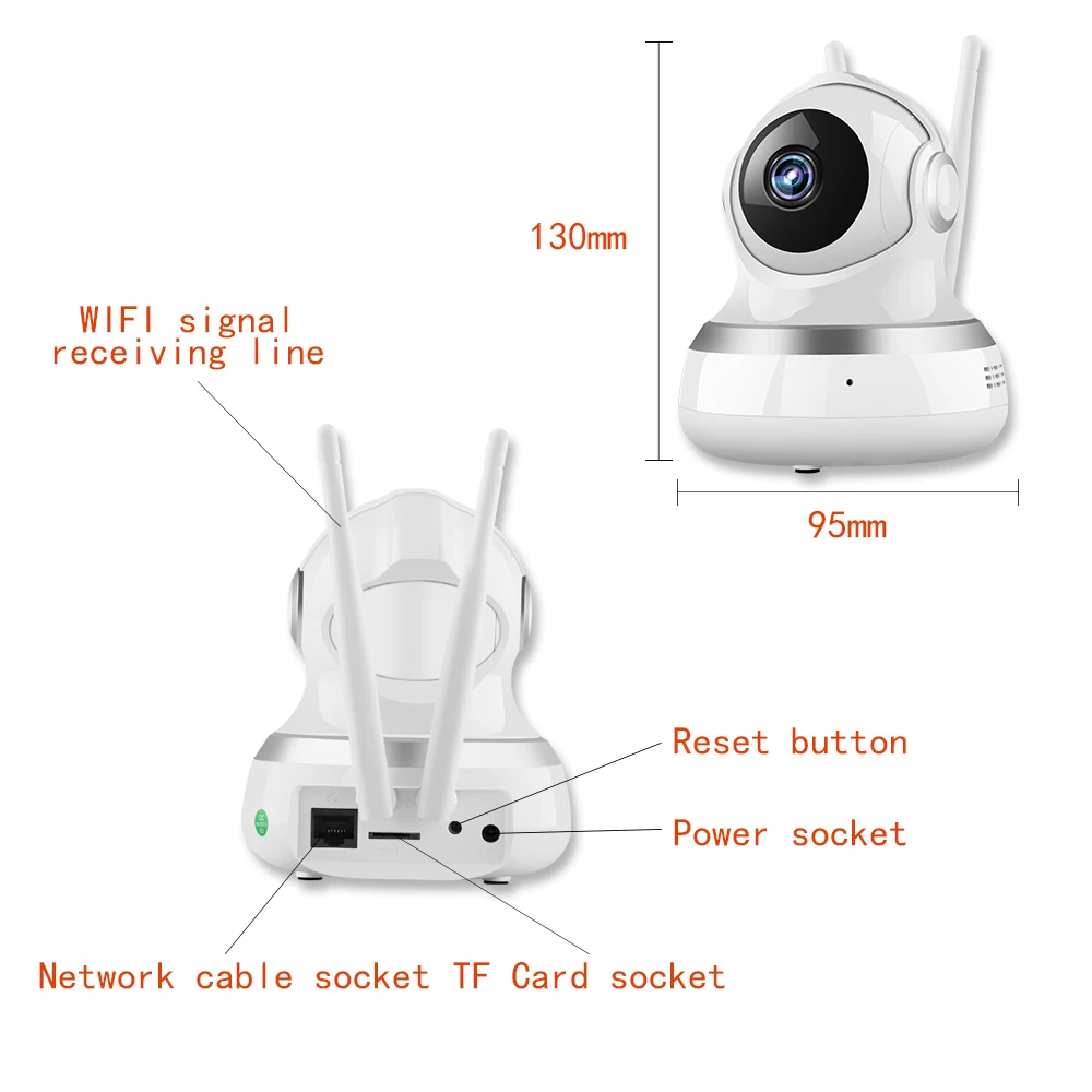 720P 1080P HD Крытая ip-камера беспроводная wifi смарт-камера двухсторонняя аудио домашняя камера видеонаблюдения детский монитор