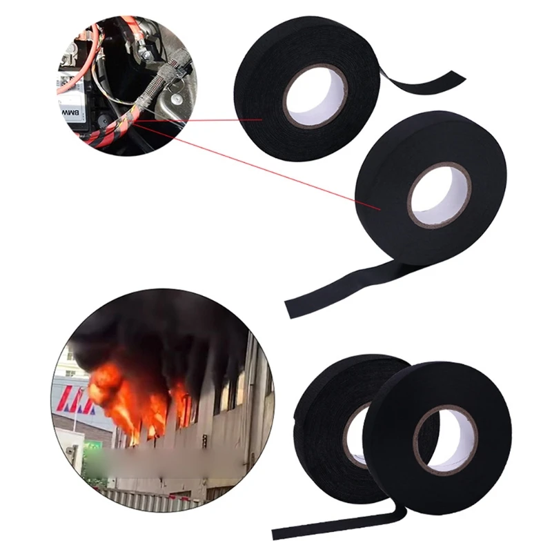 

Industrial Electrical Harness Wiring Friction Tape Easy to tear for Protect Car Interior Wires J60F
