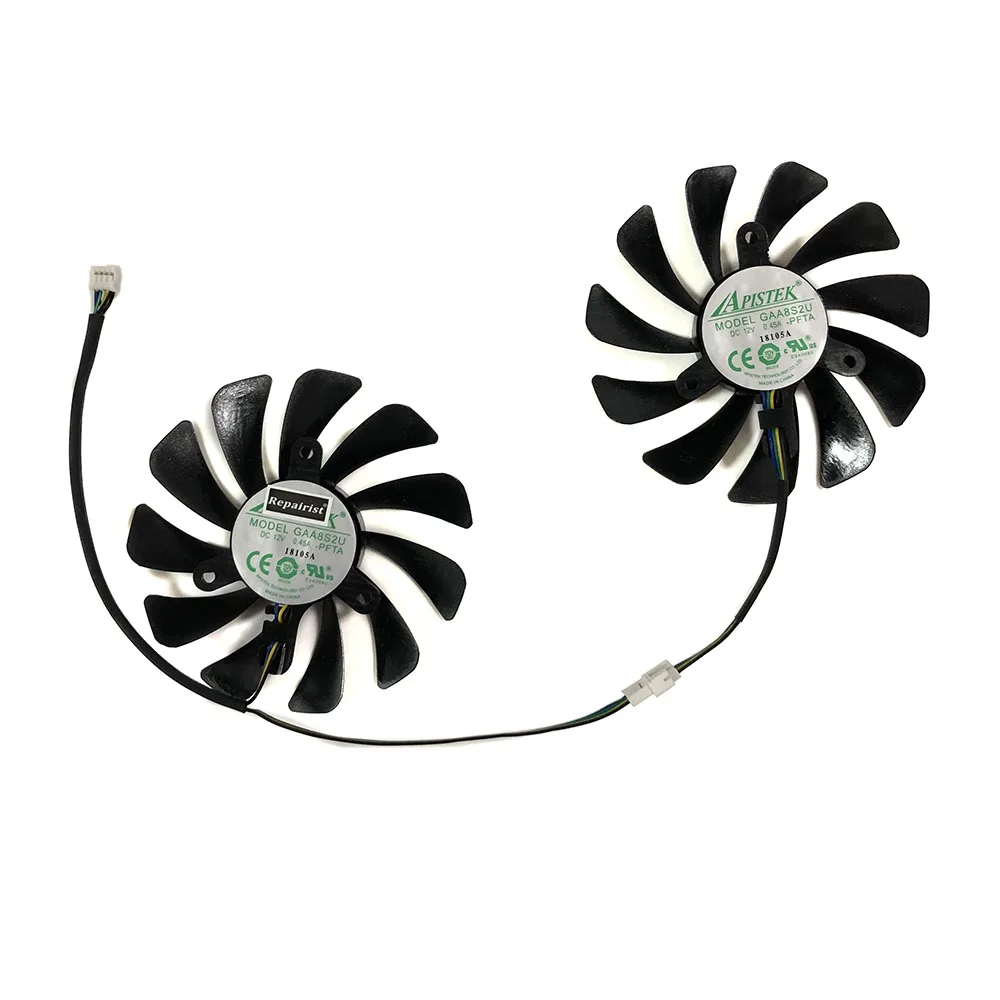 GeForce GTX 1080 Ti AMP Edition GPU VGA альтернативный охлаждающий вентилятор для ZOTAC ZT-P10810D-10P