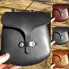 Средневековый винтажный кошелек для денег, поясное кольцо, аксессуар для костюма, запчасти для мужчин и женщин, кожаная сумка на шнурке с викингом, кошелек для монет