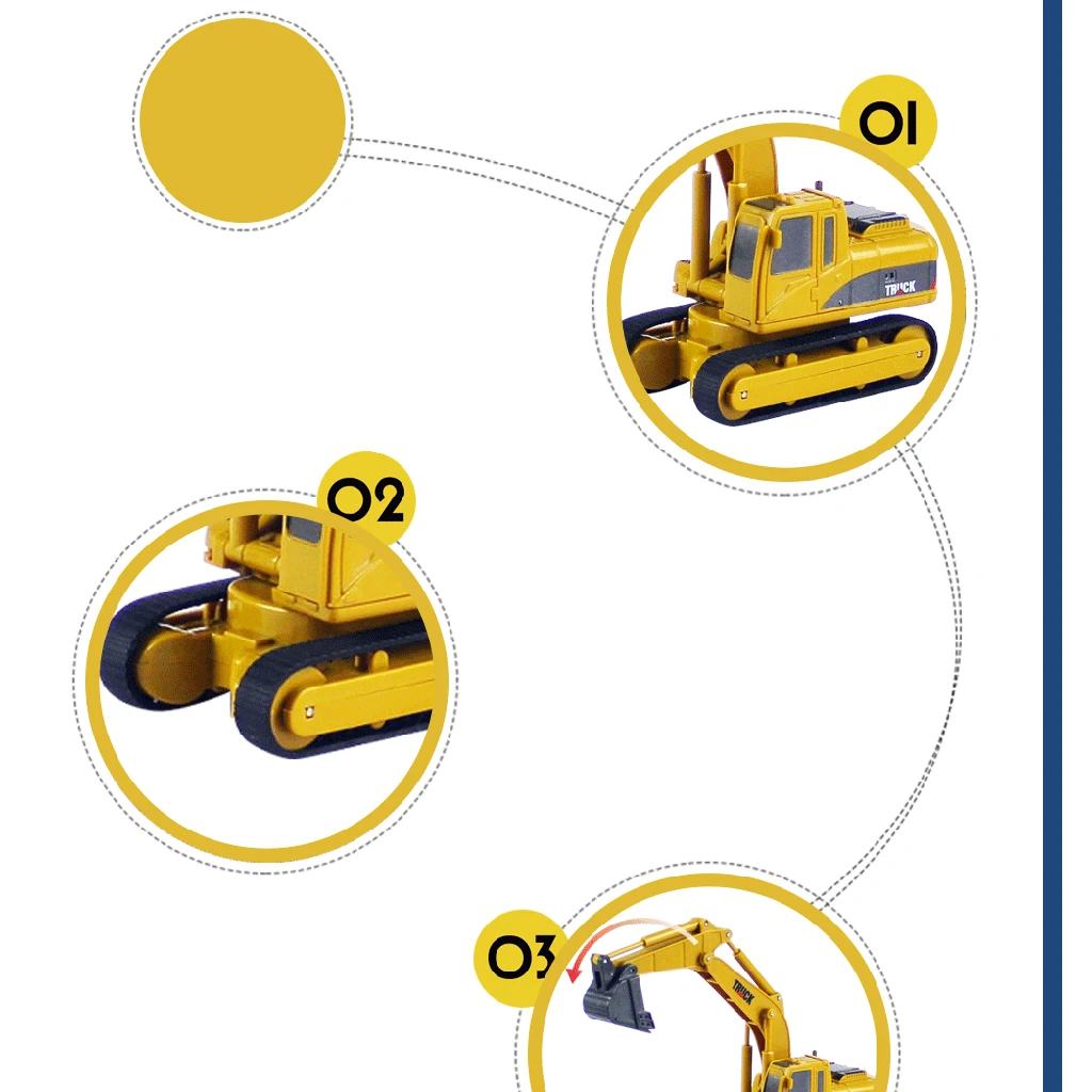 2.4G Simulation toy RC excavator toys with Musical and light Children's Boys RC truck Beach toys RC Engineering car tractor
