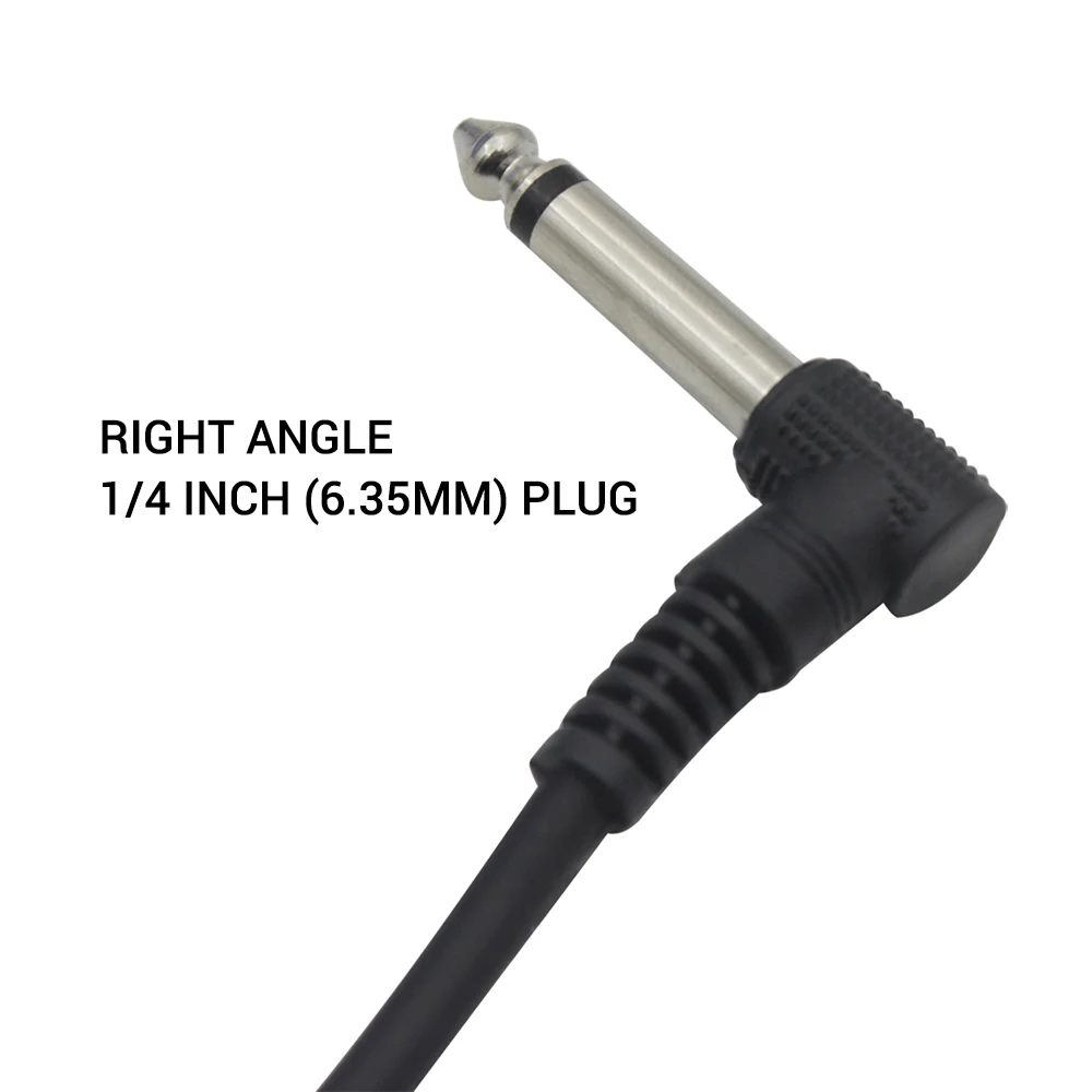6 шт./упаковка Гибкие Патч-кабели для гитарных педалей с прямоугольным штекером 8 3