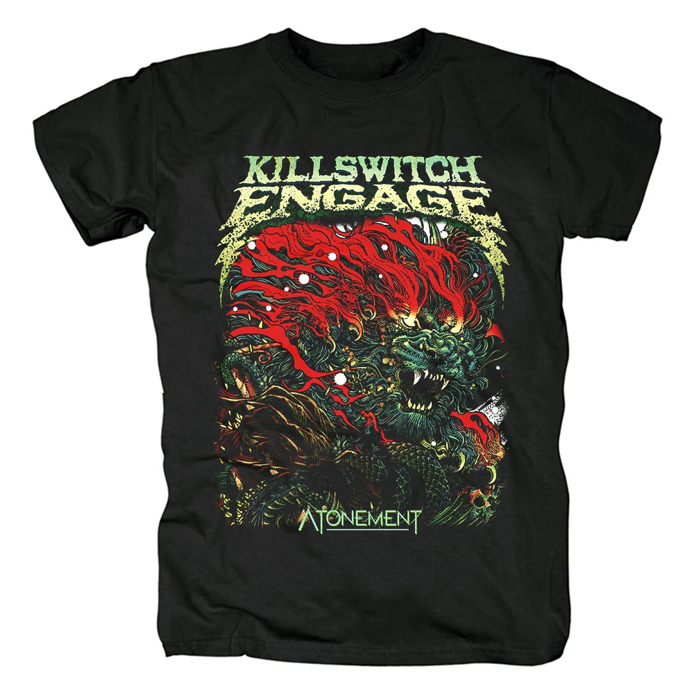 

16 Kinds Killswitch Engage Rock Brand Shirt 3D Skull T-Shirt Fitness Hardrock Heavy Metal 100%Cotton Skateboard Camiseta