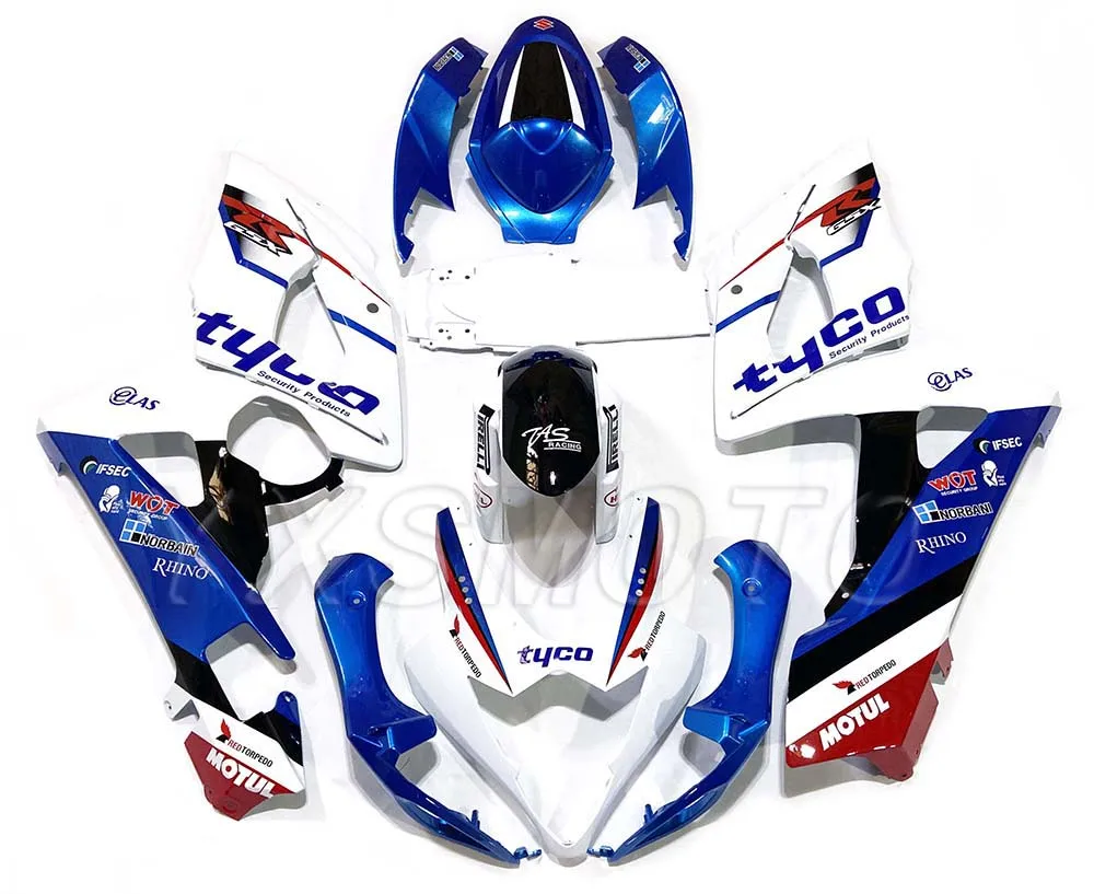 Абсолютно новые ABS механические литья под давлением Обтекатели GSXR1000 K5 2005 2006 синий