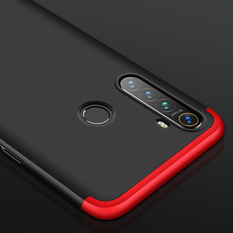Для OPPO Realme 5 Чехол realme5 жесткий Гибридный ПК 360 полноразмерный защитный задний