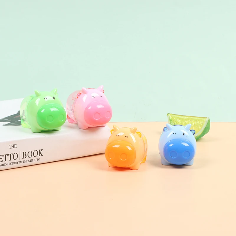 

Mini Cute Cartoon Pig Pencil Sharpener School Student Stationery Kids Gift Hot