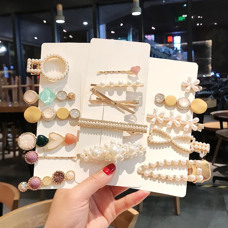 Аксессуары для волос с жемчужинами набор заколок | Красота и здоровье