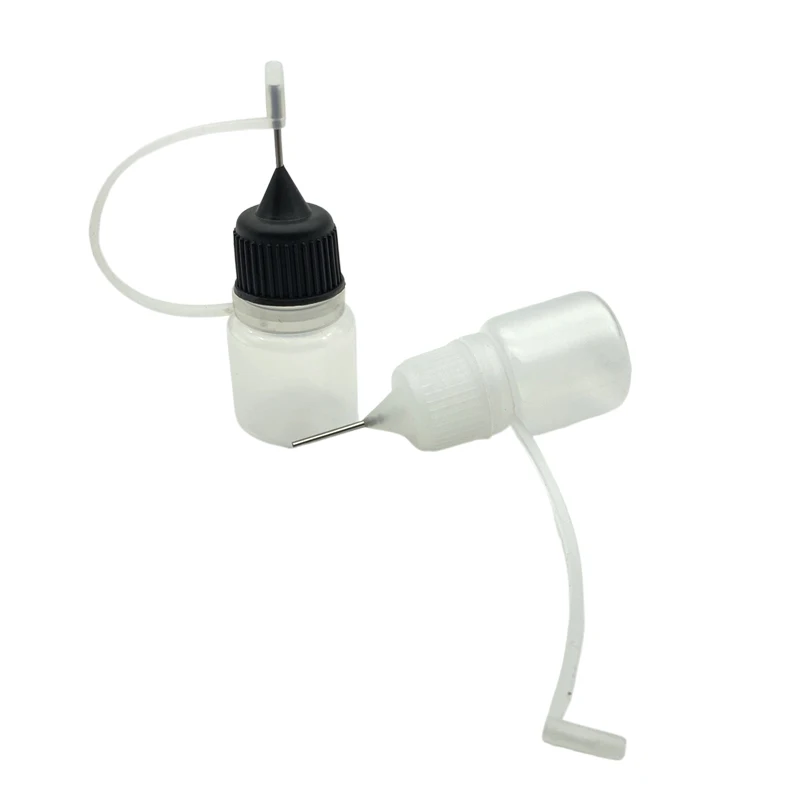 10 шт. 3 мл пустая баночка Пластик бутылка для мягкий PE пипетка флакон с красочные