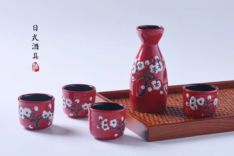 Китайский Цзиндэчжэнь керамический винный набор в китайском стиле японская