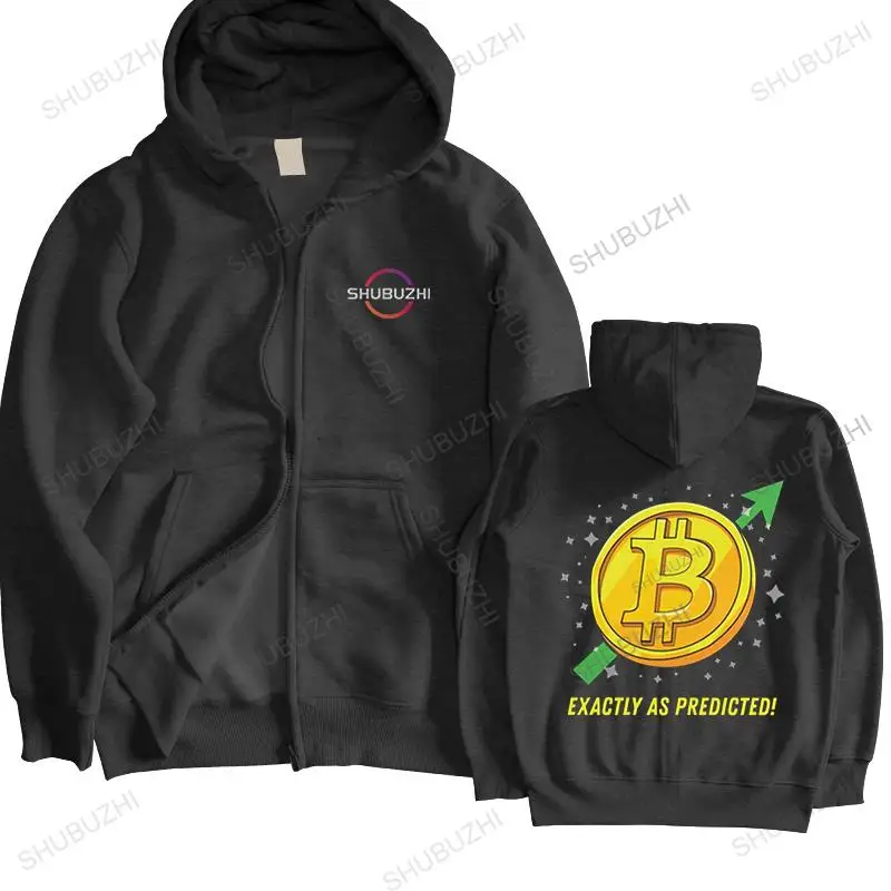 

Cool Bitcoin BTC Crypto Currency pullover Men Cryptocurrency Blockchain Fans sweatshirt Tops Graphic zipper Cotton hoody coat