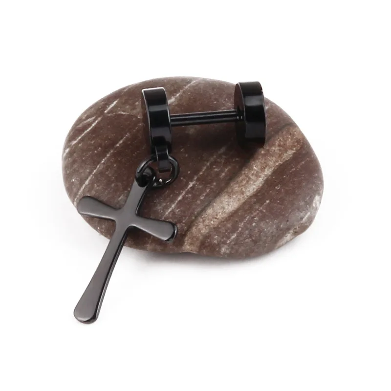 1 предмет Модный комплект распятие серьги со шпилькой для женщин легированная