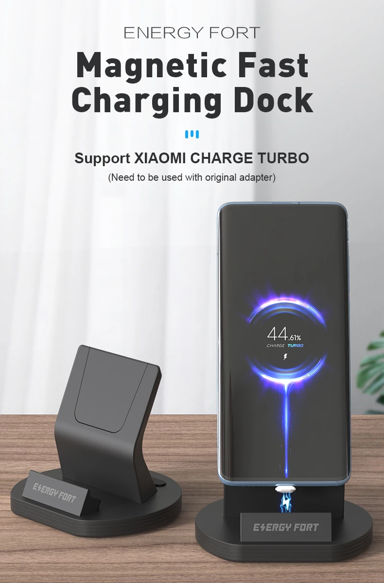 66W Magntic Charging Dock For HUAWEI For Samsung For XiaoMi Mobile Phone Stand 15W Wireless Charger For Amazfit GTR GTS wallcharger
